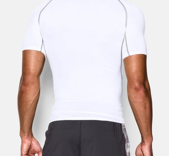 Under Armour HeatGear Compression Men's Padel Shirt - White